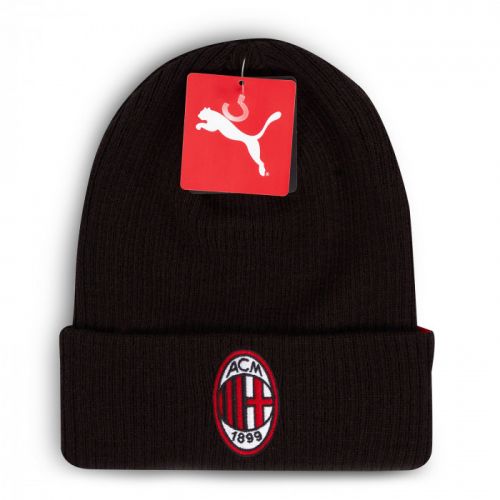Job Lot x5 - Puma ‘AC Milan Bronx’ Beanie Hat