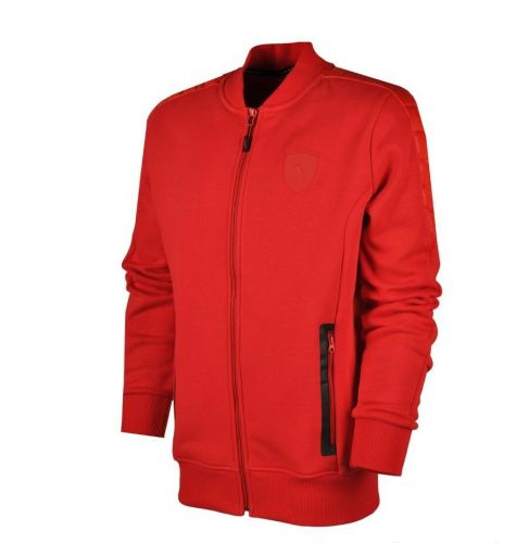 Puma Ferrari Men's Red Sweat Jacket - XXL